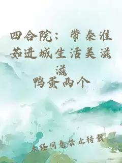 四合院：带秦淮茹进城生活美滋滋