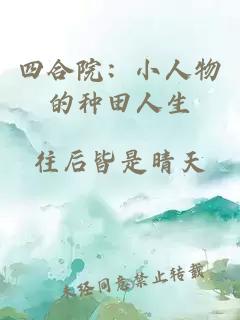 四合院：小人物的种田人生