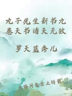 丸子先生新书九卷天书诸天无敌