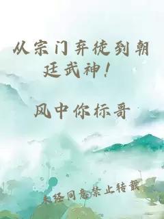 从宗门弃徒到朝廷武神!