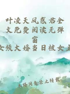 叶凌天凤惑君全文免费阅读无弹窗