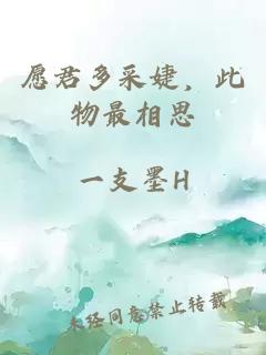 愿君多采婕，此物最相思