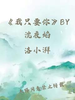 《我只要你》BY沈夜焰