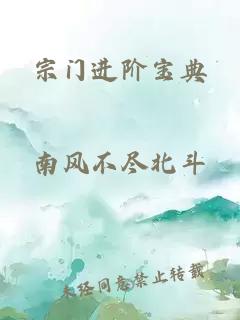 宗门进阶宝典