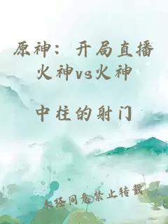 原神：开局直播火神vs火神