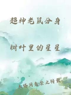 超神老鼠分身
