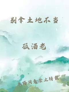 别拿土地不当