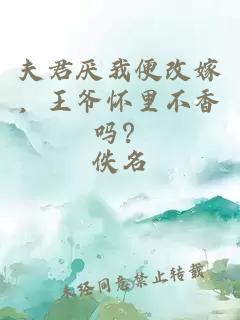 夫君厌我便改嫁，王爷怀里不香吗？