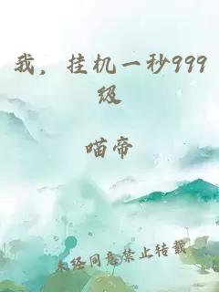 我，挂机一秒999级