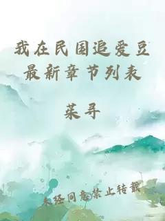 我在民国追爱豆最新章节列表