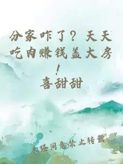分家咋了？天天吃肉赚钱盖大房！